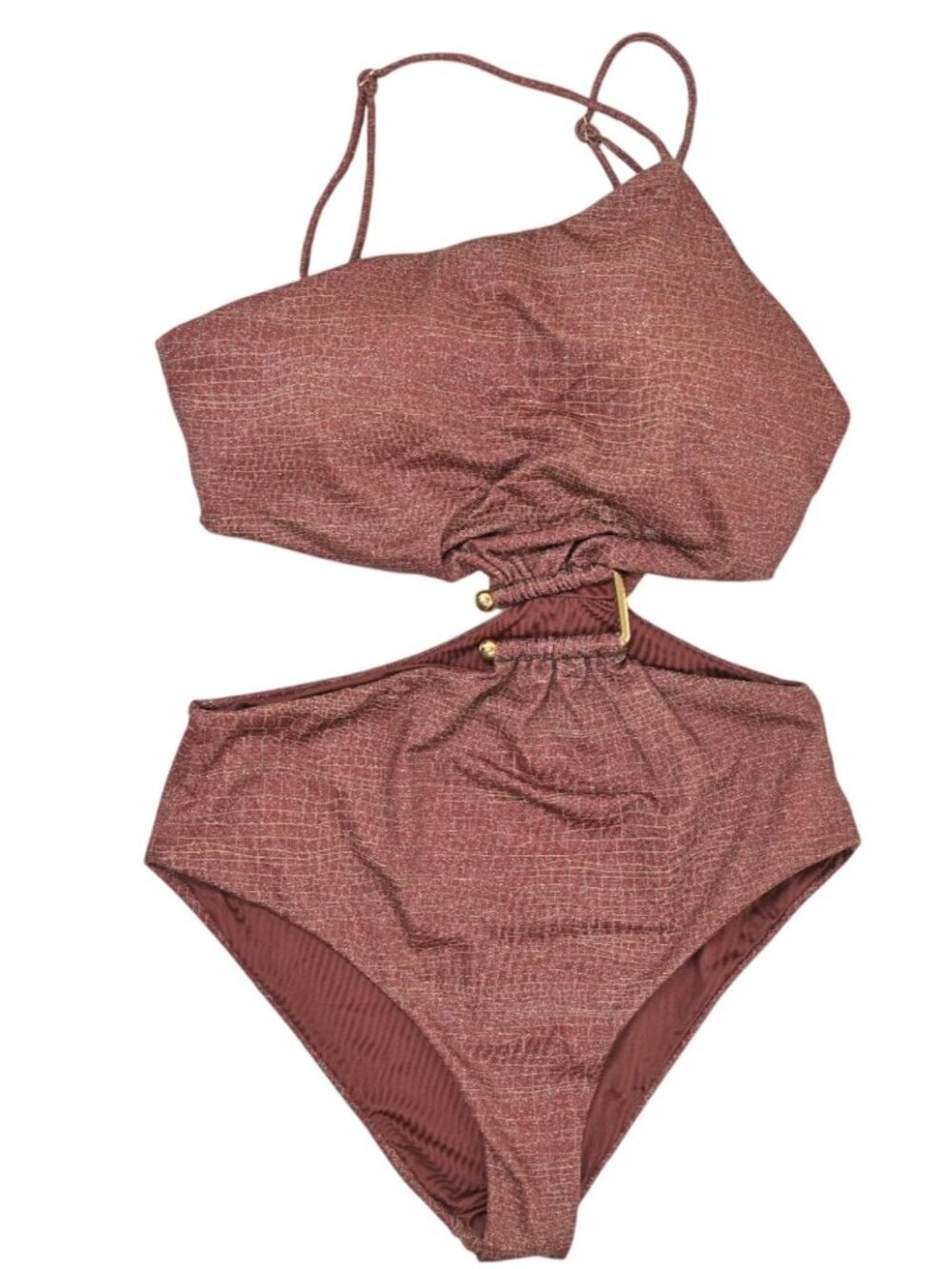 Ola Azul Virginia Terra One Piece Swimsuit in Brown